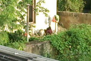 赞成种族间的婚姻抓住阿姨做的裸体照片的人